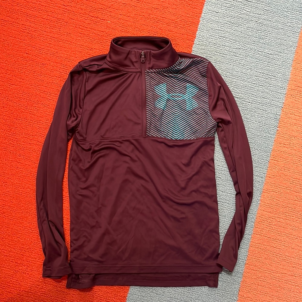Under Armour Boys 1/4 Athletic Long Sleeve